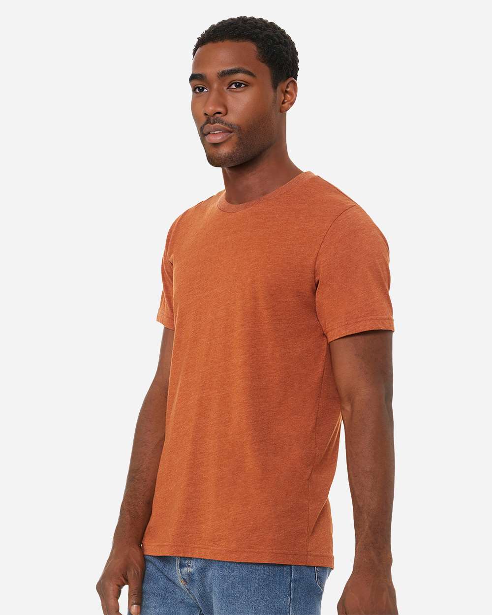 CVC Jersey Tee - OnModelSide - B00706012 - Heather Autumn