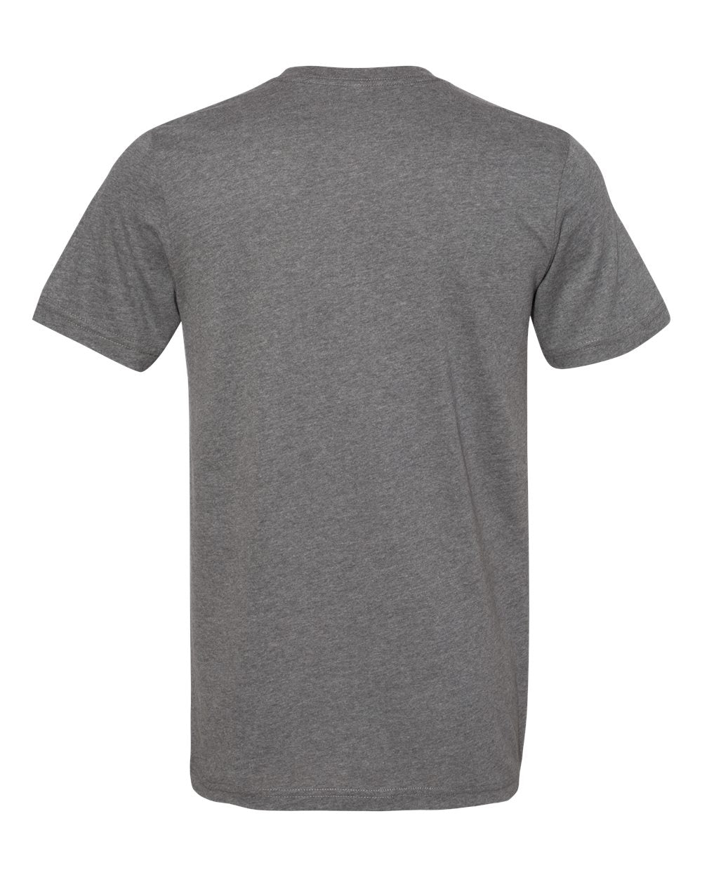 Unisex Sueded Tee - Back - B29706072 - Deep Heather