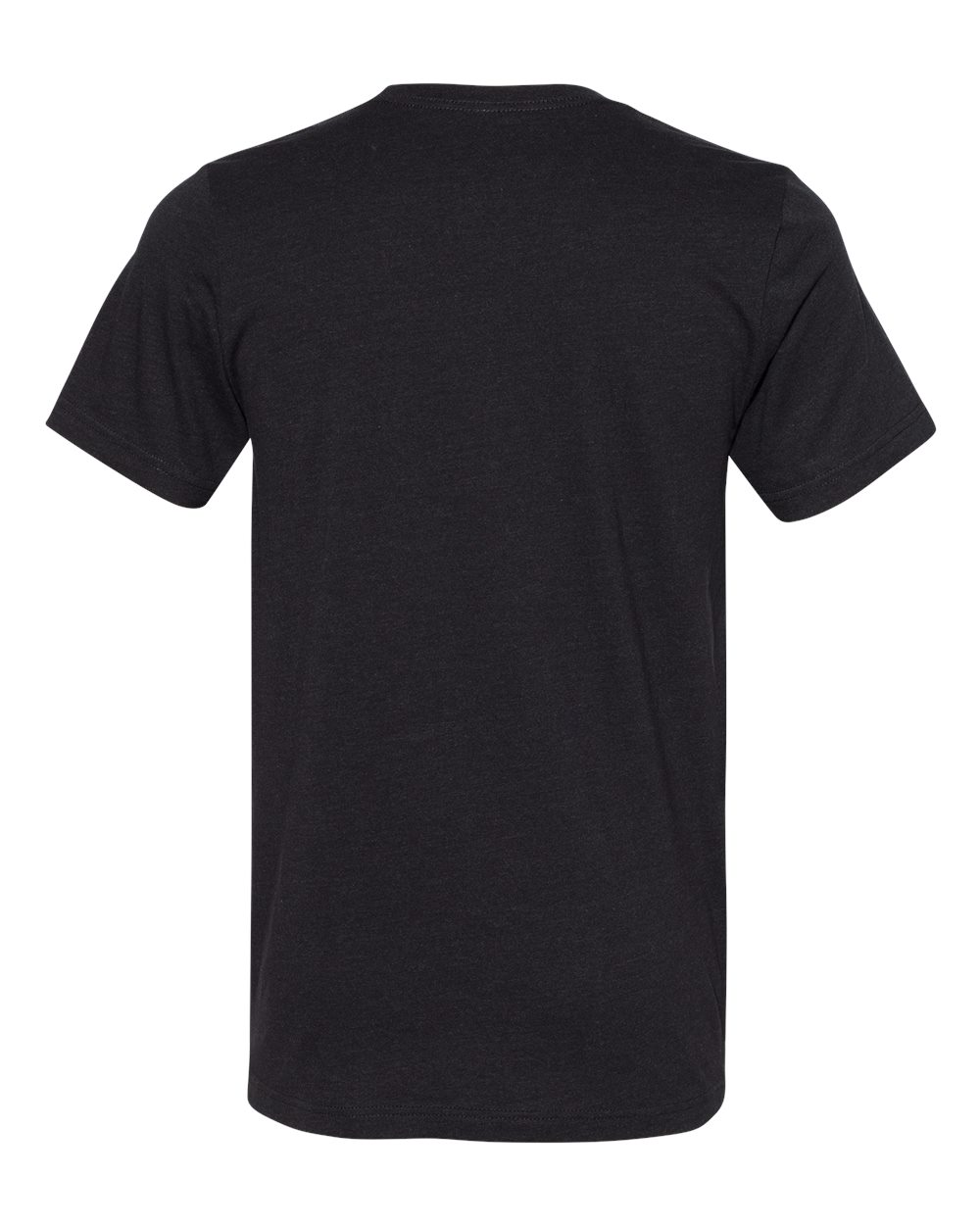 Unisex Sueded Tee - Back - B29706102 - Black Heather