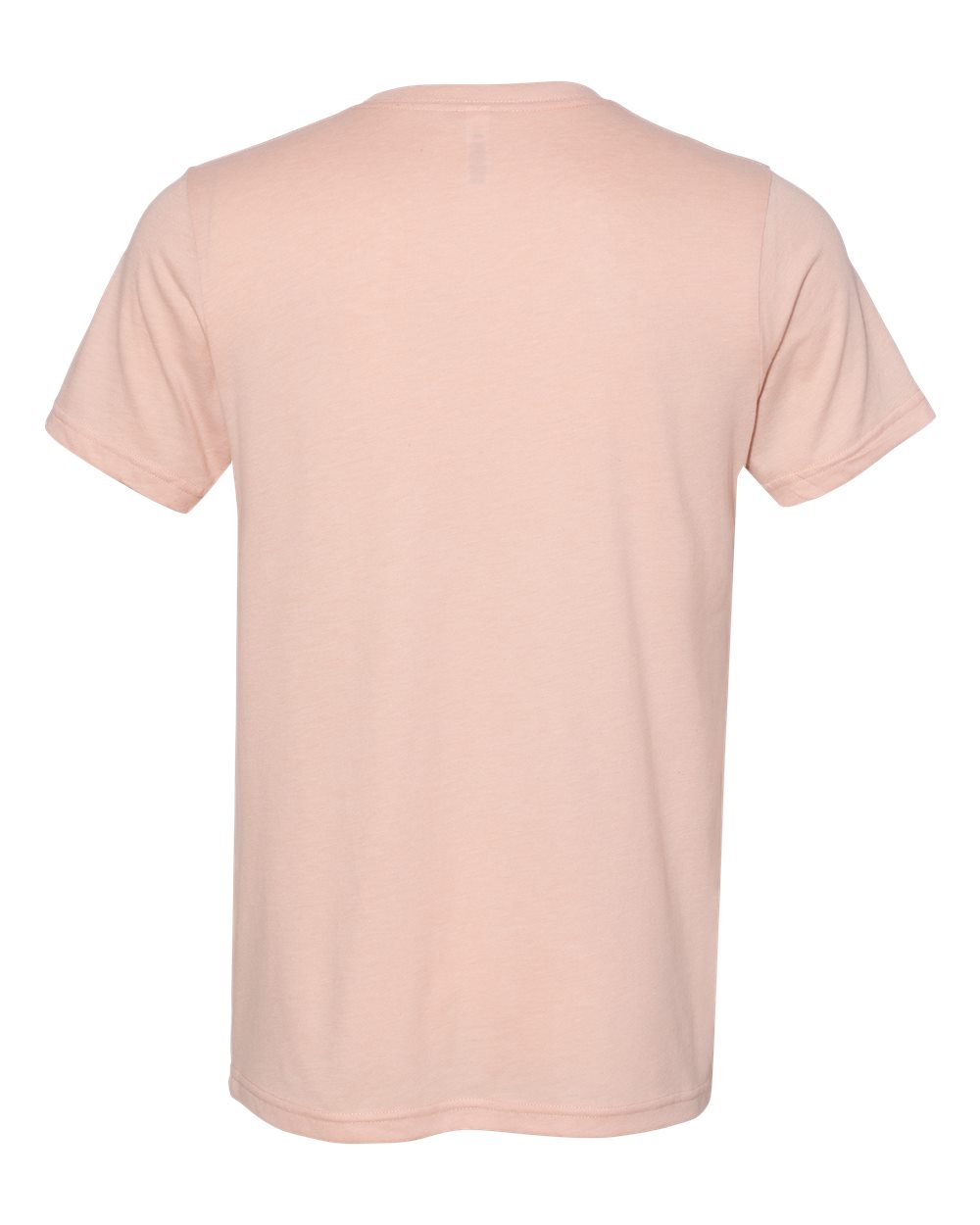 Unisex Sueded Tee - Back - B29706112 - Heather Peach