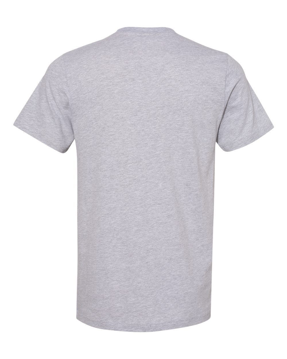 Unisex Sueded Tee - Back - B29706582 - Athletic Heather