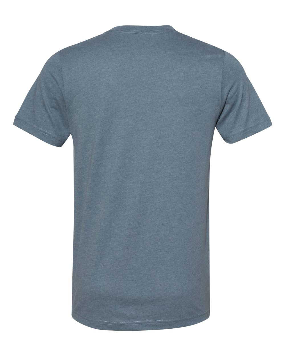Unisex Sueded Tee - Back - B29706632 - Heather Slate