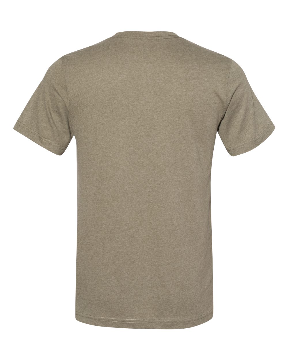 Unisex Sueded Tee - Back - B29706642 - Heather Olive