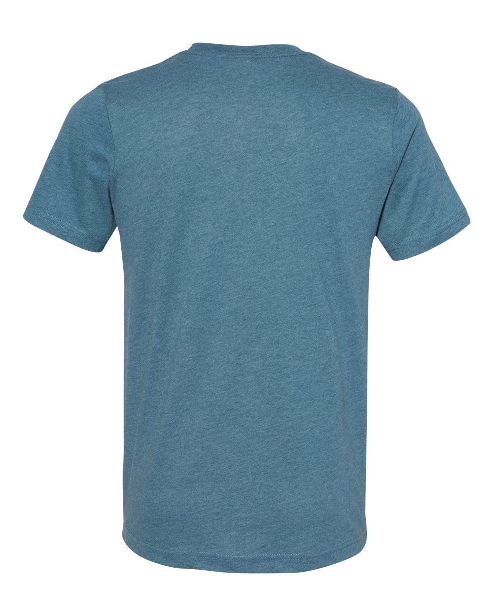 Unisex Sueded Tee - Back - B29706772 - Heather Deep Teal