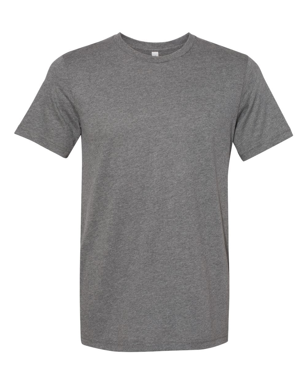 Unisex Sueded Tee - Front - B29706072 - Deep Heather