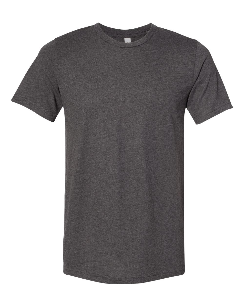 Unisex Sueded Tee - Front - B29706092 - Dark Grey Heather
