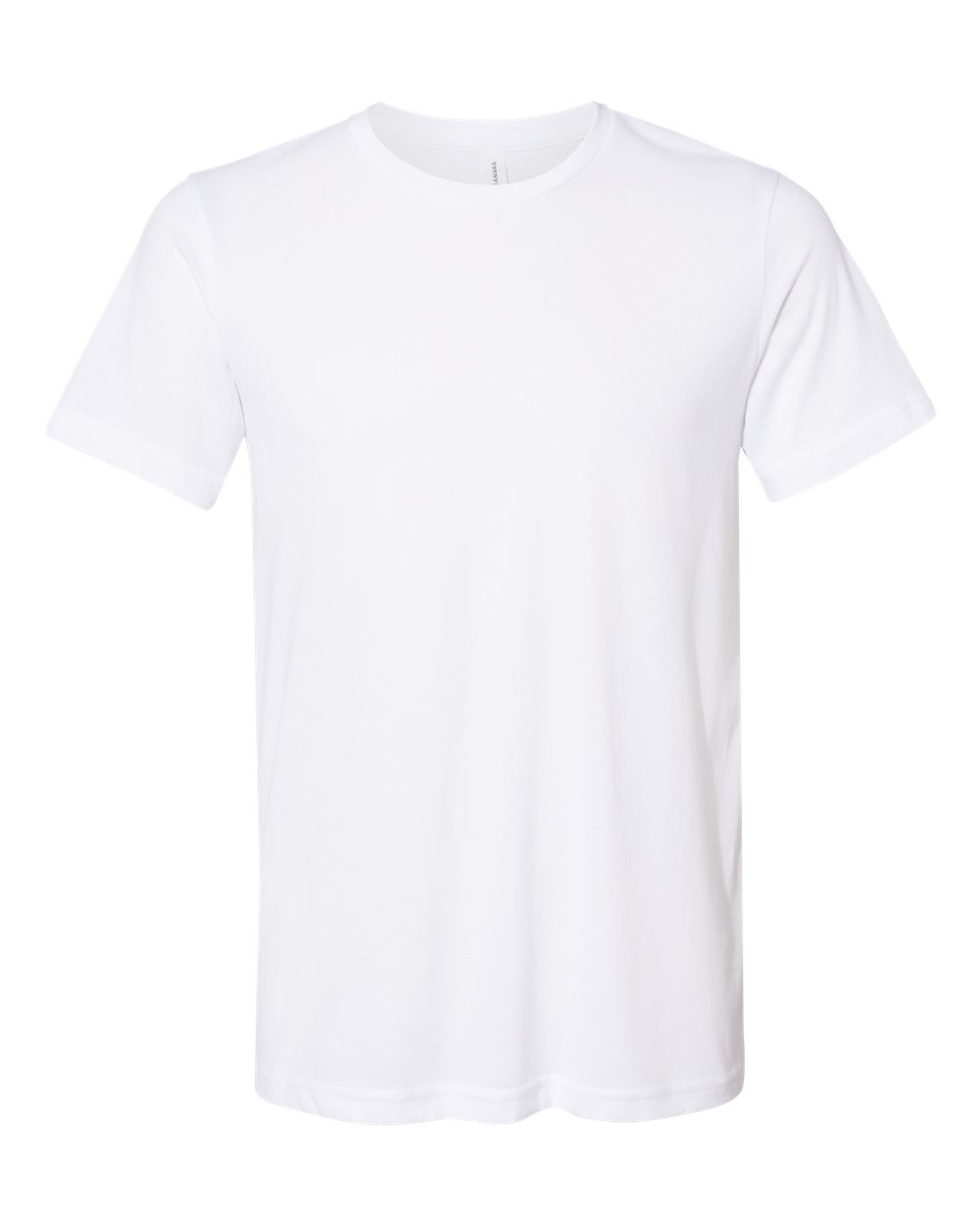 Unisex Sueded Tee - Front - B29706132 - Solid White Blend