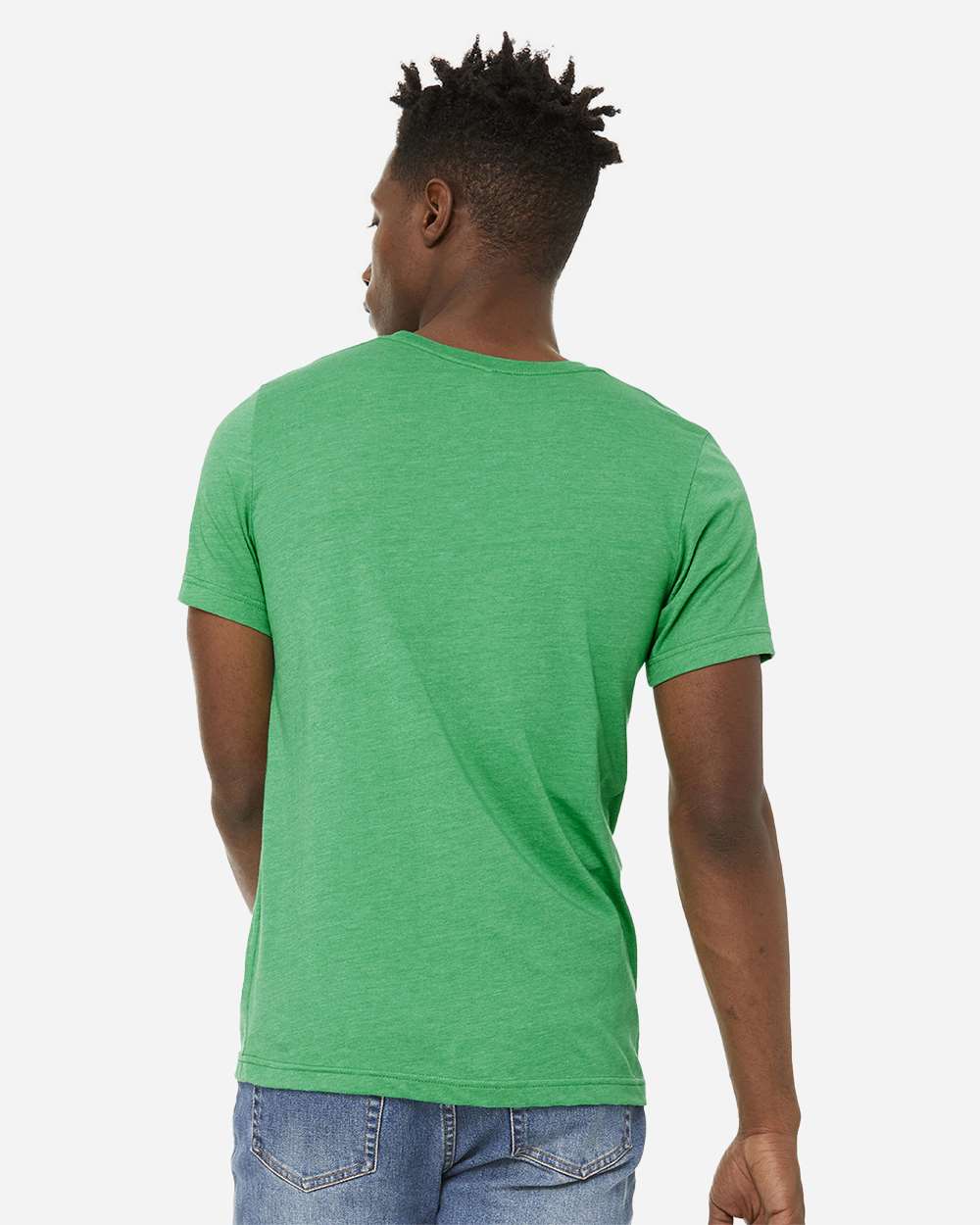 Unisex Sueded Tee - OnModelBack - B29706382 - Heather Kelly
