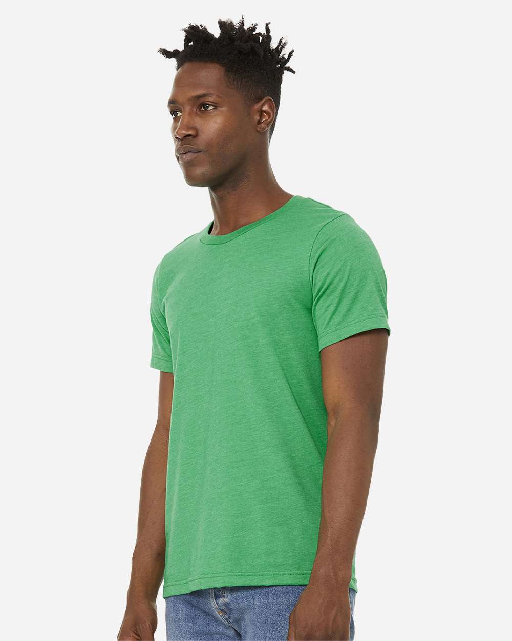 Unisex Sueded Tee - OnModelSide - B29706382 - Heather Kelly
