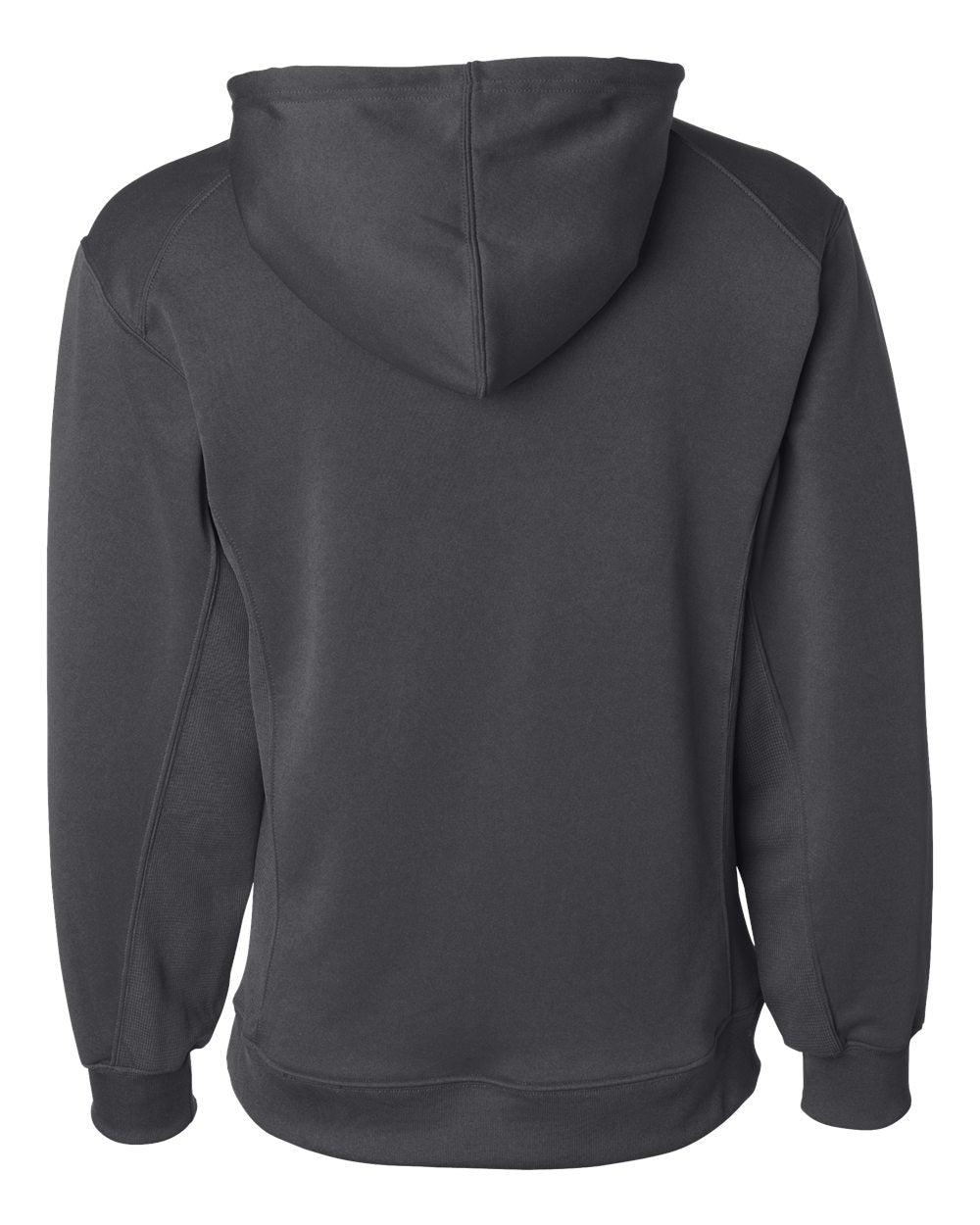 Men's Performance Fleece Hooded Sweatshirt - Back - B84985092 - Graphite