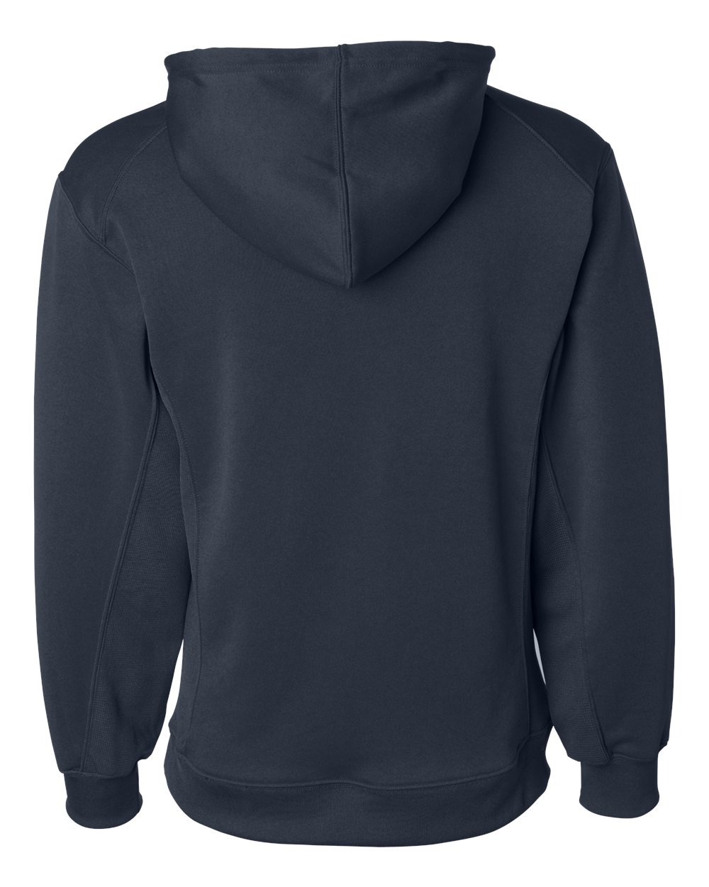 Men's Performance Fleece Hooded Sweatshirt - Back - B84985652 - Navy