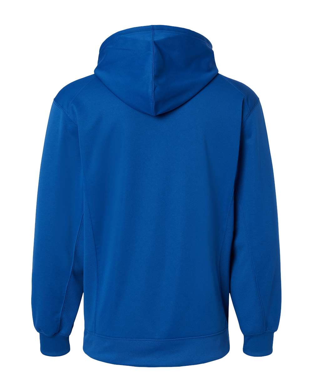 Men's Performance Fleece Hooded Sweatshirt - Back - B84985752 - Royal