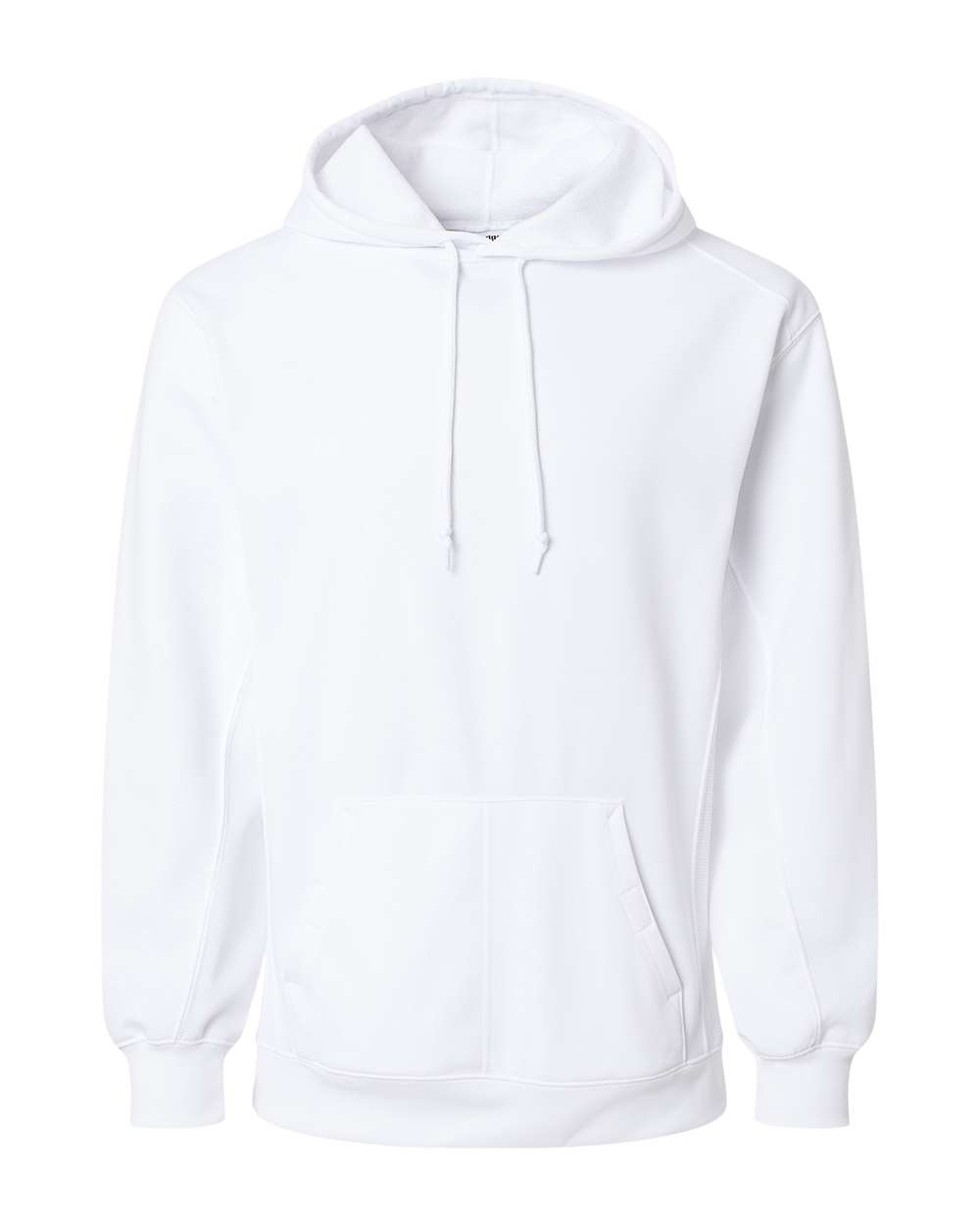 Men's Performance Fleece Hooded Sweatshirt - Front - B84985002 - White