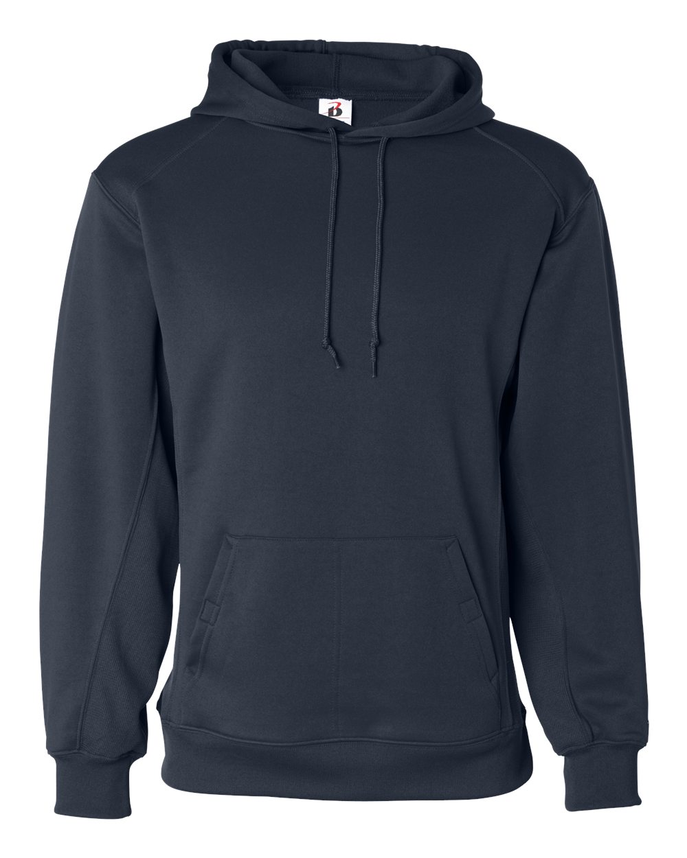 Men's Performance Fleece Hooded Sweatshirt - Front - B84985652 - Navy