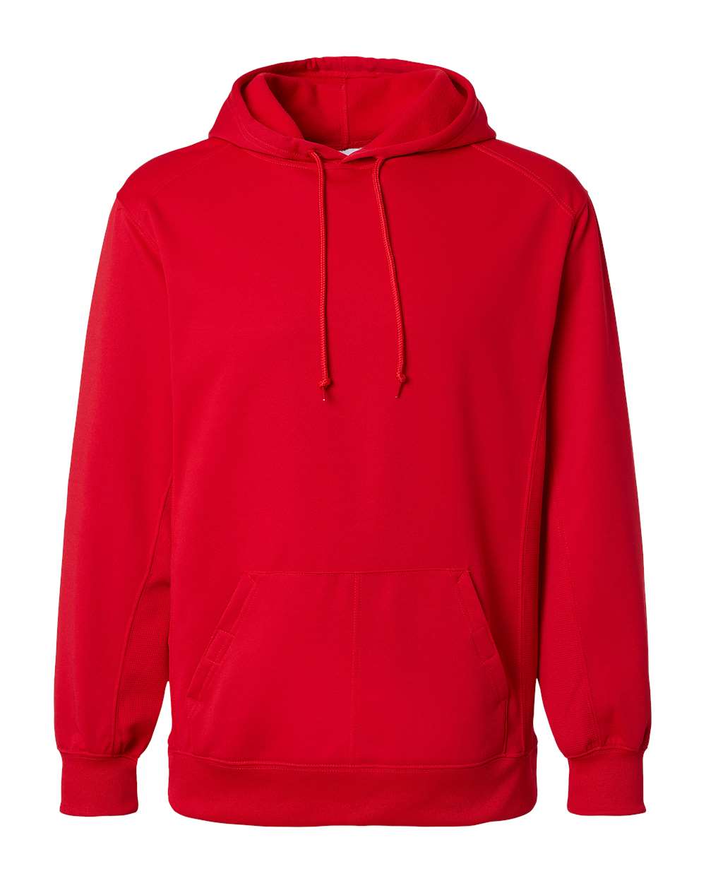 Men's Performance Fleece Hooded Sweatshirt - Front - B84985702 - Red