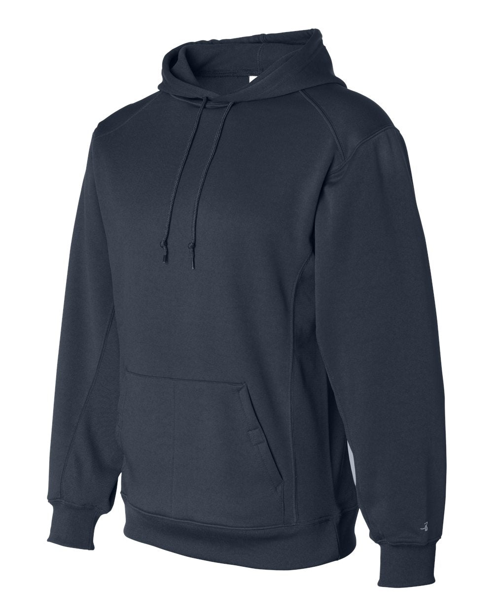 Men's Performance Fleece Hooded Sweatshirt - Side - B84985652 - Navy