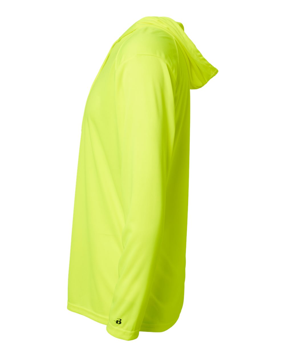 Unisex B-Core Hooded Long Sleeve T-Shirt - DirectSide - B27885172 - Safety Yellow