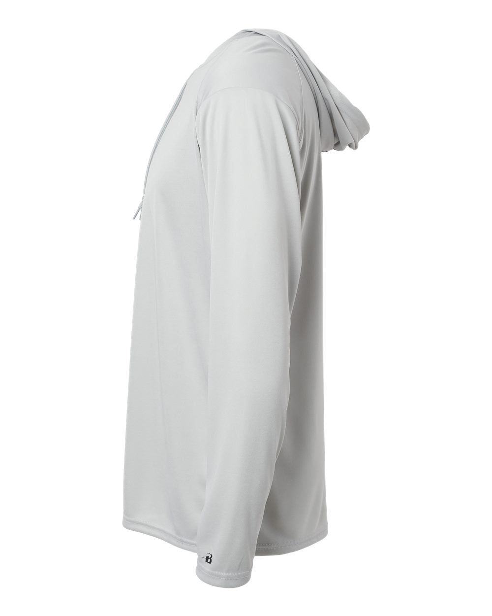 Unisex B-Core Hooded Long Sleeve T-Shirt - DirectSide - B27885352 - Silver