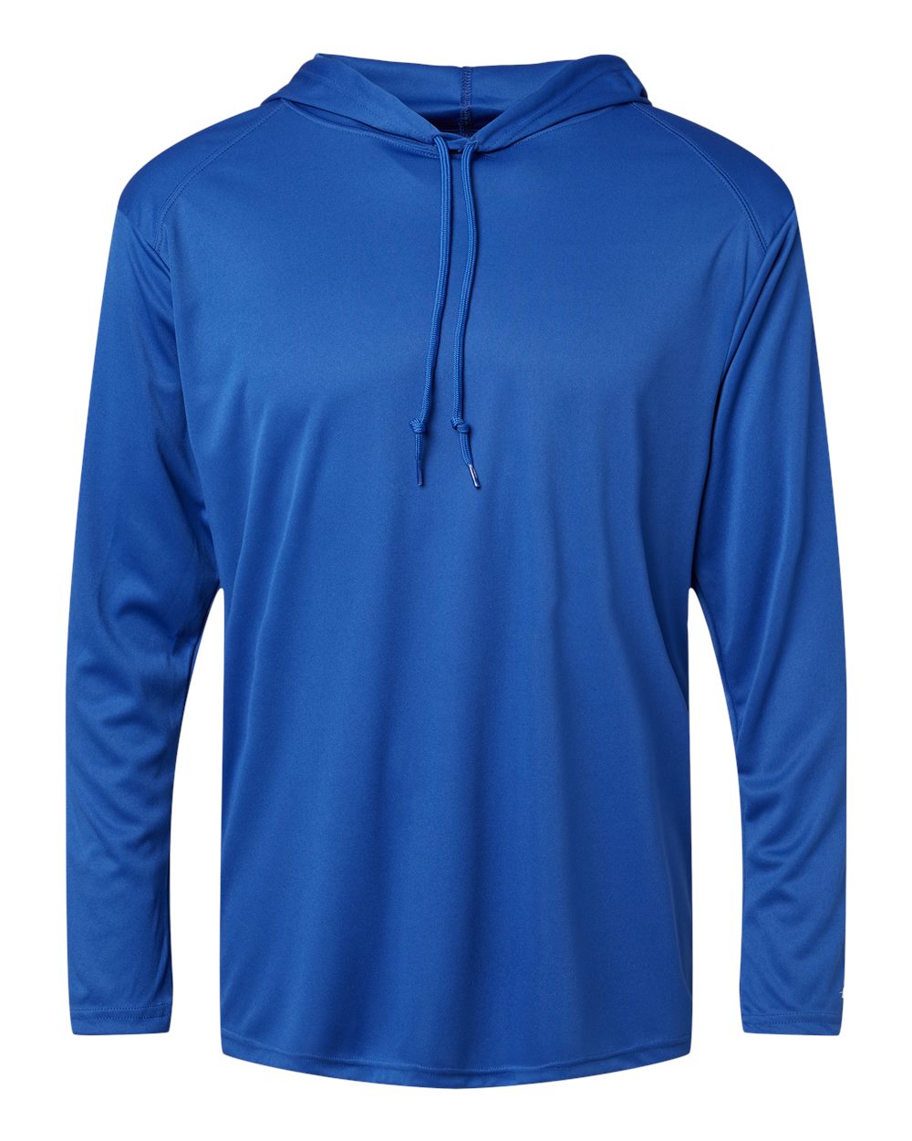 Unisex B-Core Hooded Long Sleeve T-Shirt - Front - B27885752 - Royal