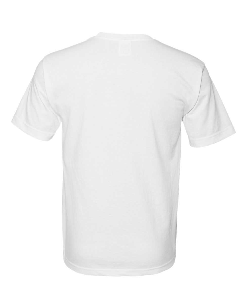 Unisex USA-Made Midweight T-Shirt - Back - B00079003 - White