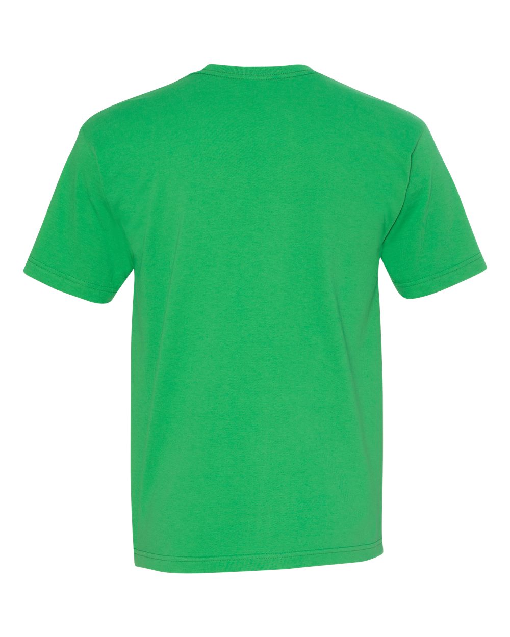 Unisex USA-Made Midweight T-Shirt - Back - B00079603 - Irish Kelly