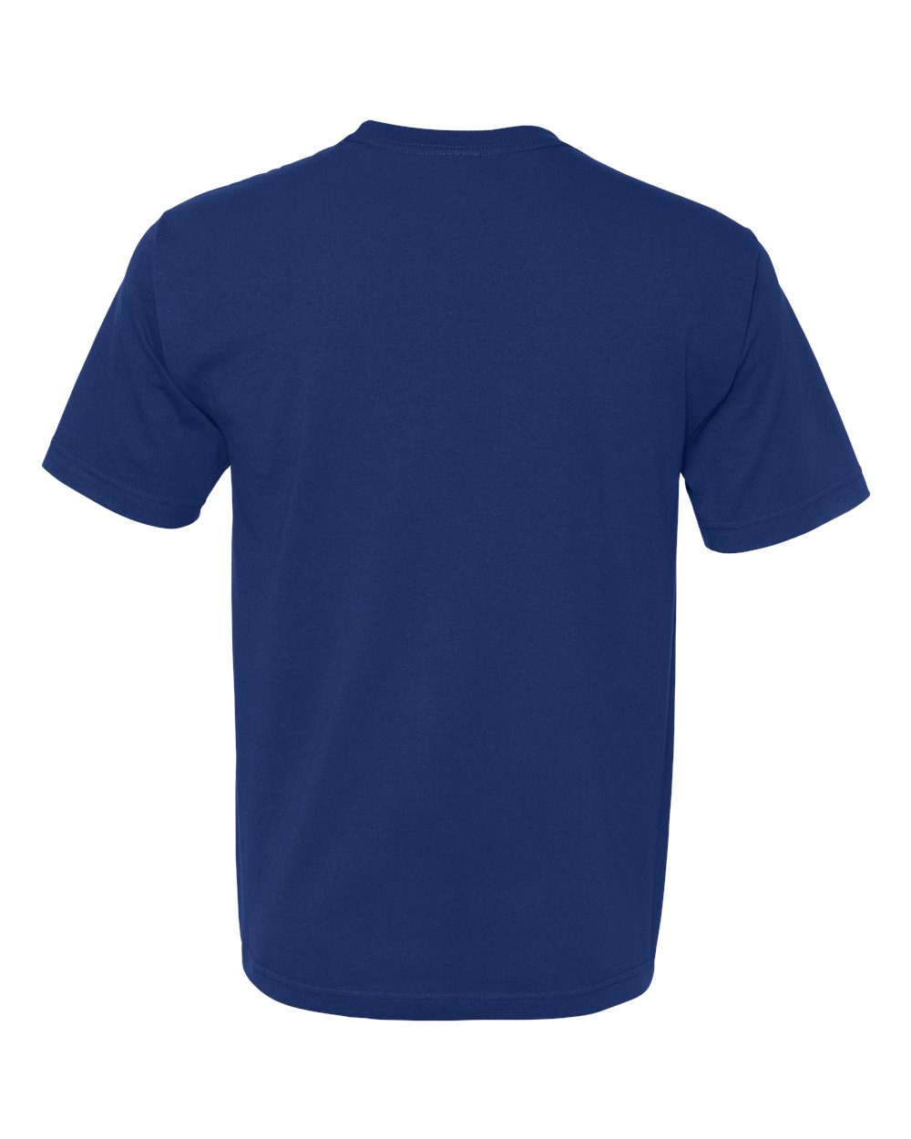 Unisex USA-Made Midweight T-Shirt - Back - B00079753 - Royal