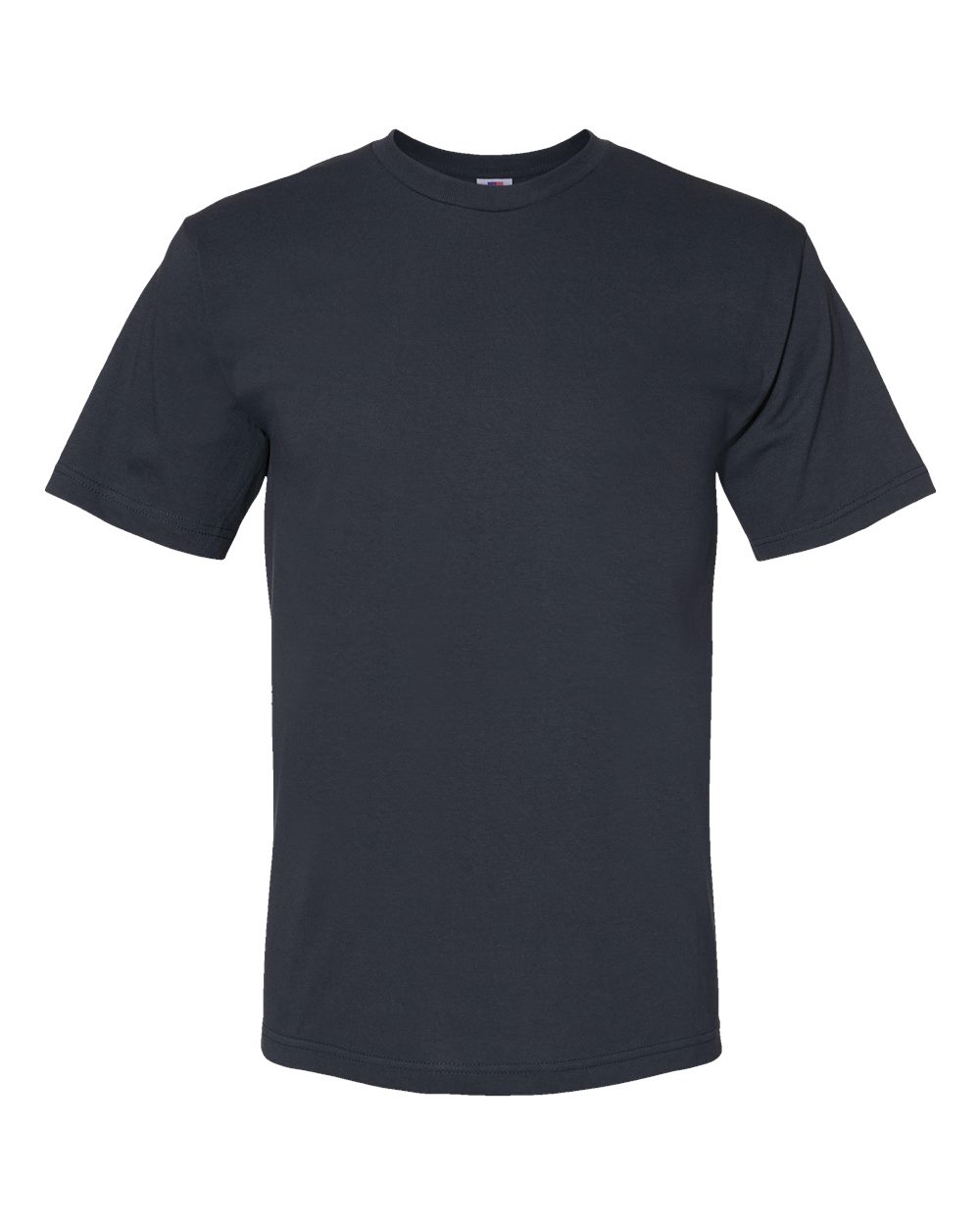Unisex USA-Made Midweight T-Shirt - Front - B00079653 - Navy
