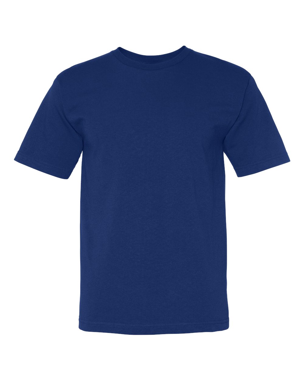 Unisex USA-Made Midweight T-Shirt - Front - B00079753 - Royal