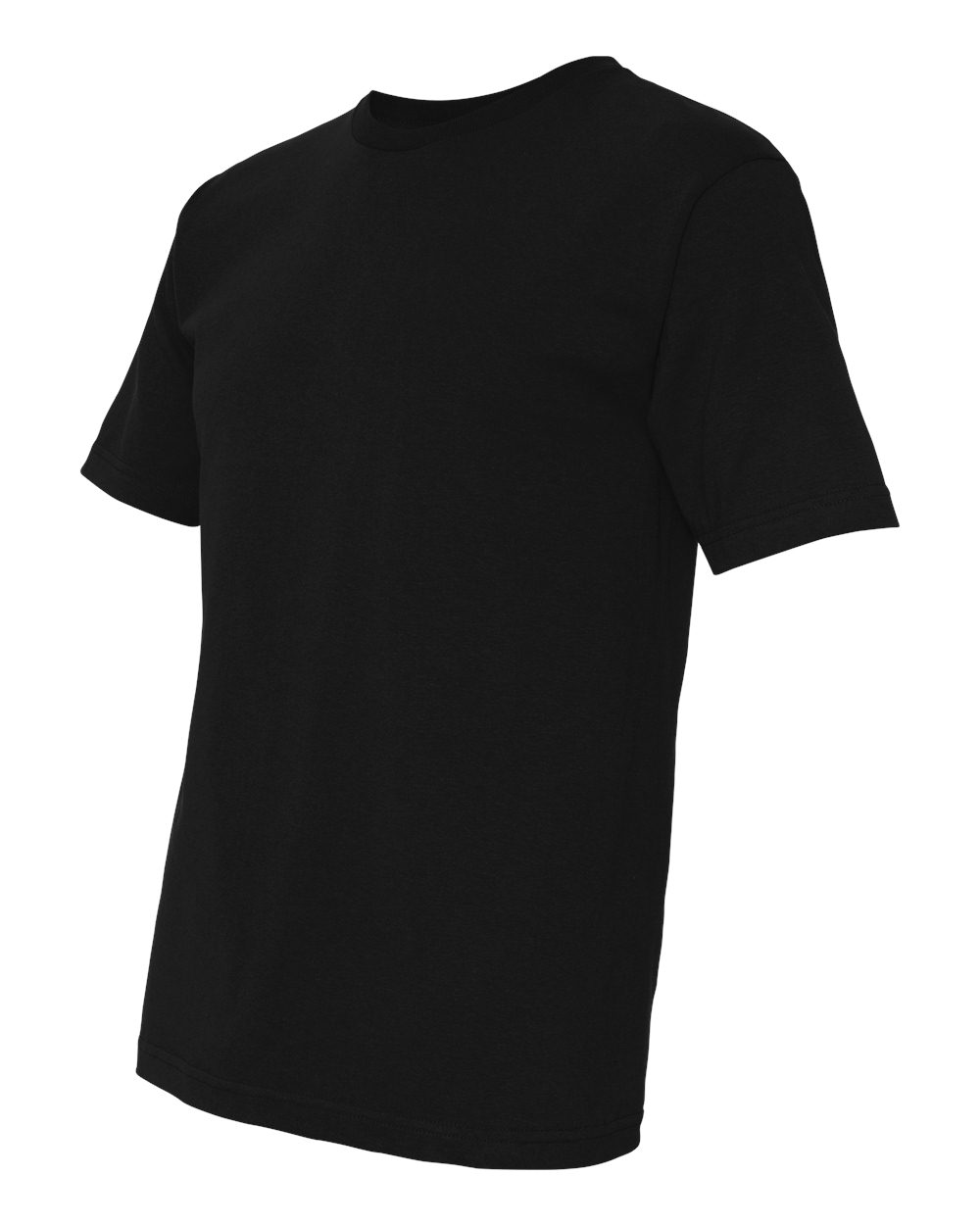 Unisex USA-Made Midweight T-Shirt - Side - B00079503 - Black