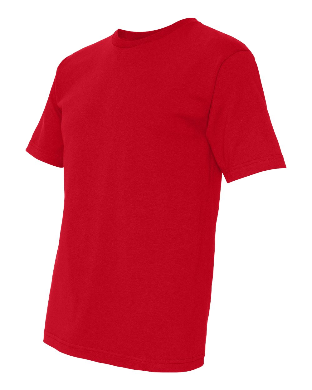 Unisex USA-Made Midweight T-Shirt - Side - B00079703 - Red