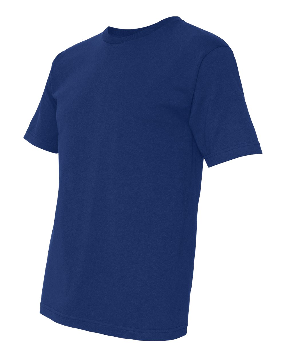 Unisex USA-Made Midweight T-Shirt - Side - B00079753 - Royal