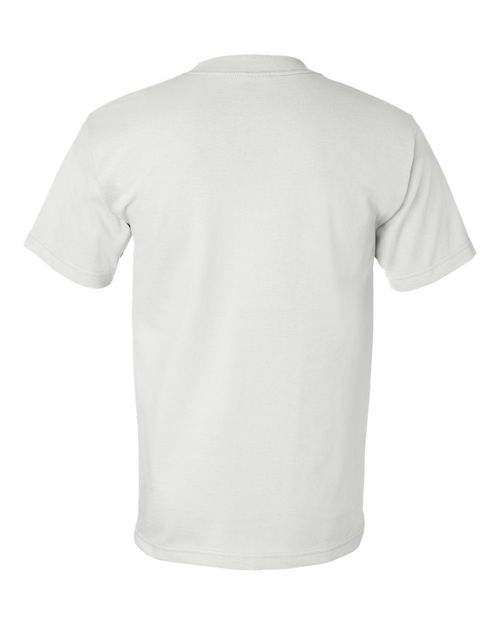 Unisex USA-Made Heavyweight T-Shirt - Back - B00979003 - White
