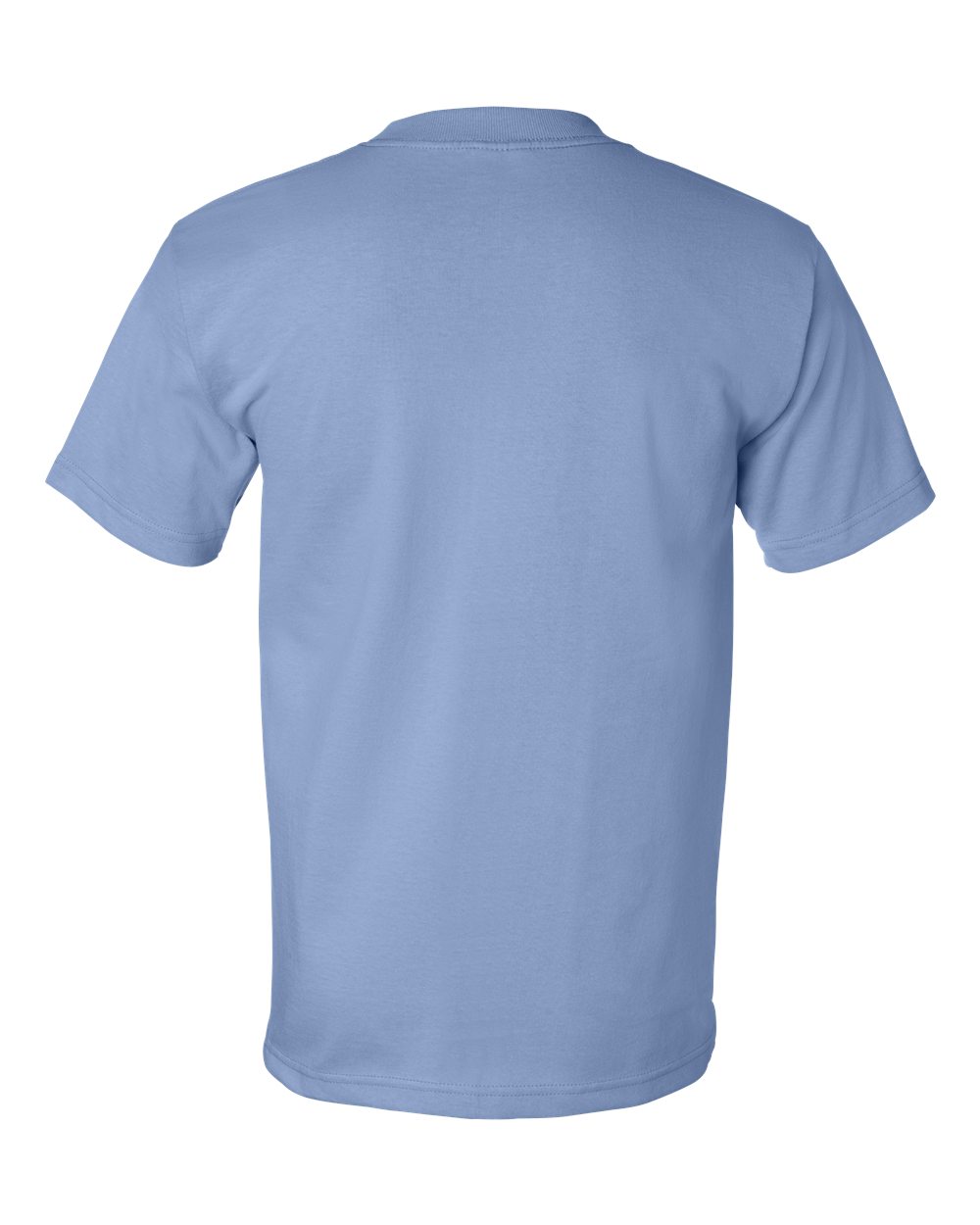 Unisex USA-Made Heavyweight T-Shirt - Back - B00979253 - Carolina Blue