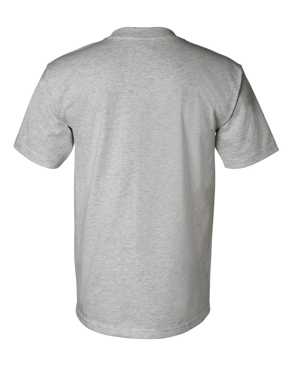 Unisex USA-Made Heavyweight T-Shirt - Back - B00979583 - Dark Ash