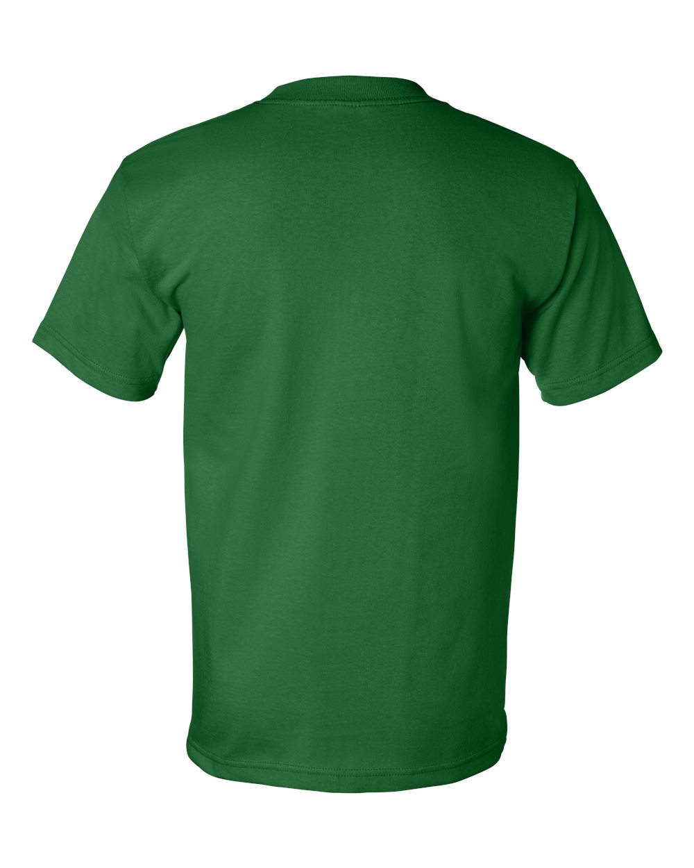 Unisex USA-Made Heavyweight T-Shirt - Back - B00979603 - Kelly Green