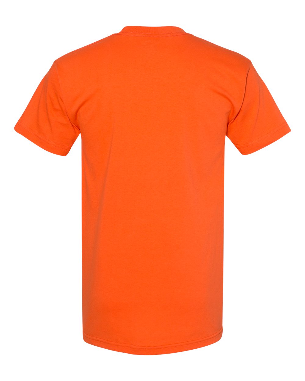 Unisex USA-Made Heavyweight T-Shirt - Back - B00979663 - Orange