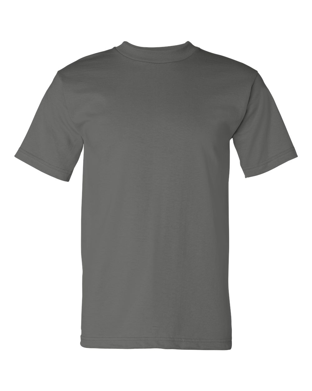 Unisex USA-Made Heavyweight T-Shirt - Front - B00979093 - Charcoal