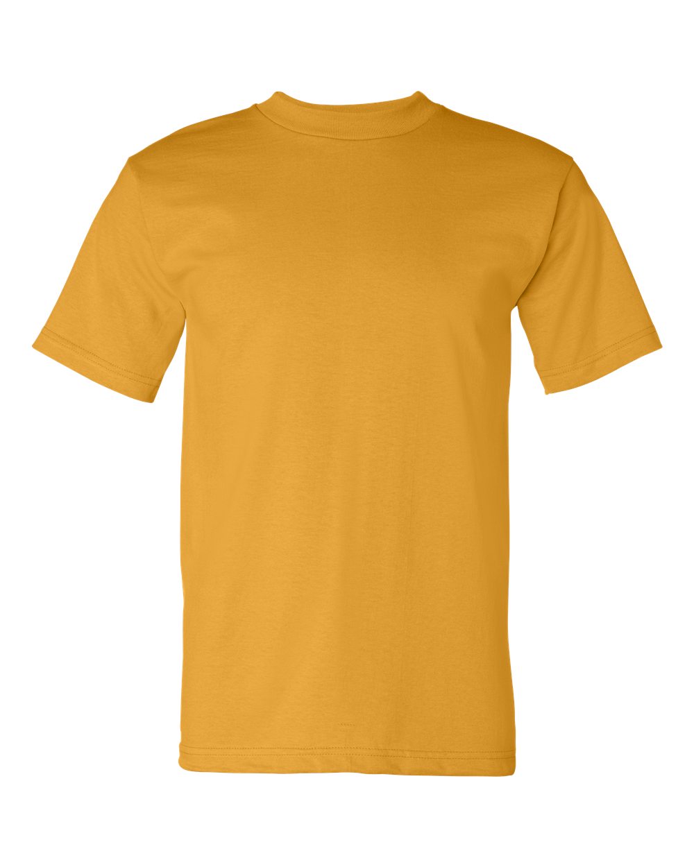 Unisex USA-Made Heavyweight T-Shirt - Front - B00979333 - Gold