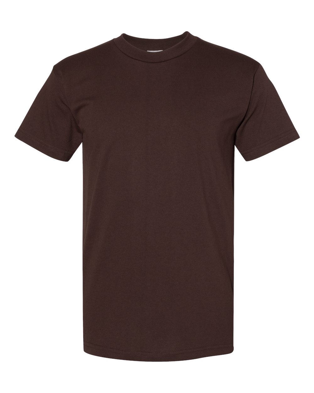 Unisex USA-Made Heavyweight T-Shirt - Front - B00979563 - Chocolate