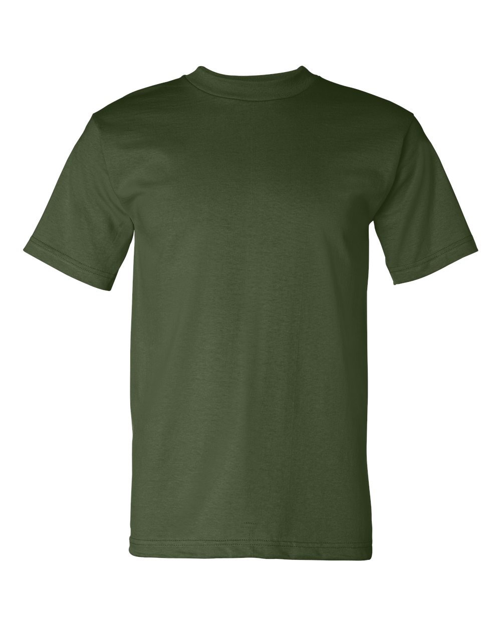 Unisex USA-Made Heavyweight T-Shirt - Front - B00979643 - Army