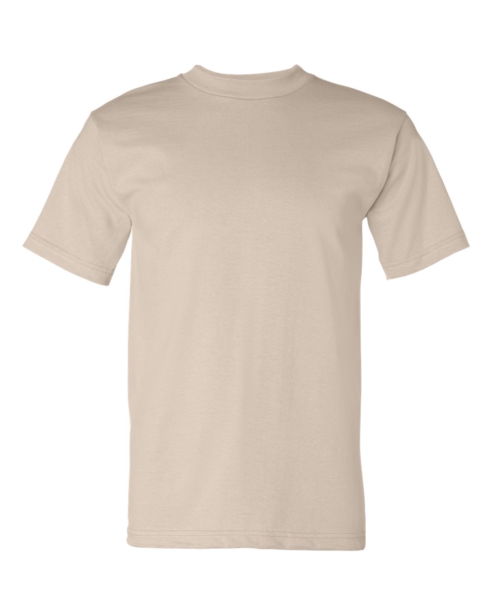 Unisex USA-Made Heavyweight T-Shirt - Front - B00979833 - Sand
