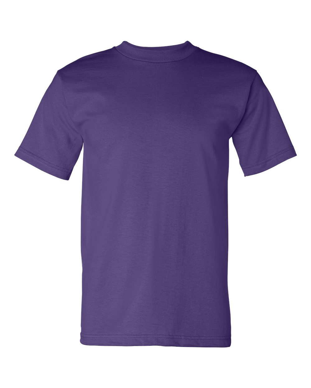 Unisex USA-Made Heavyweight T-Shirt - Front - B00979963 - Purple