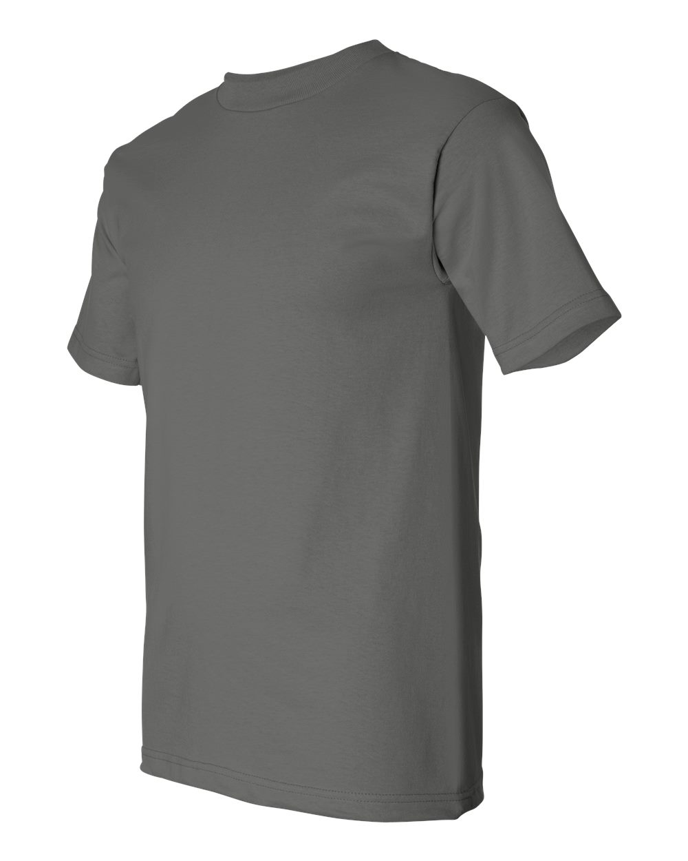 Unisex USA-Made Heavyweight T-Shirt - Side - B00979093 - Charcoal
