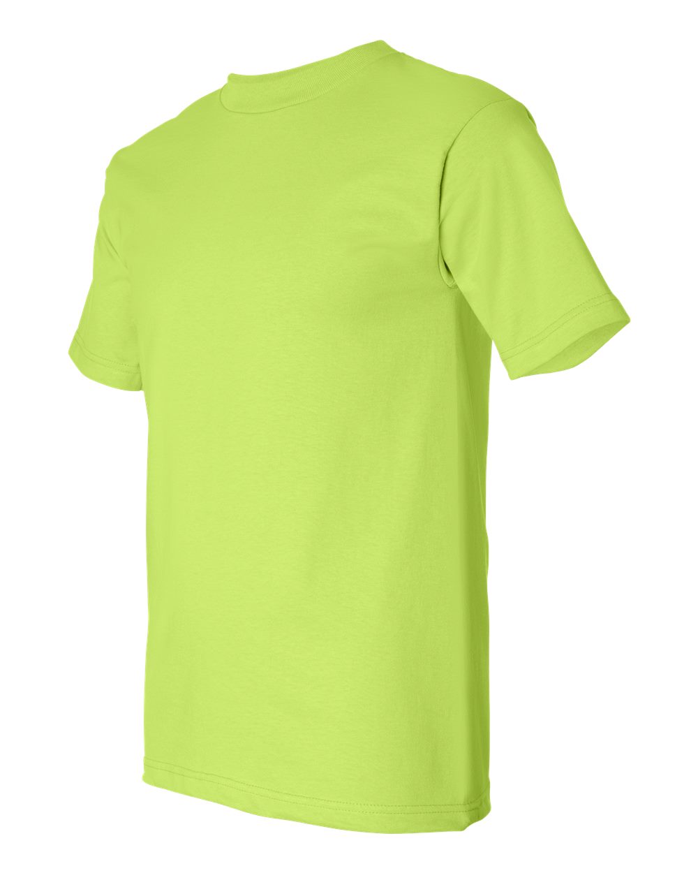 Unisex USA-Made Heavyweight T-Shirt - Side - B00979173 - Lime Green
