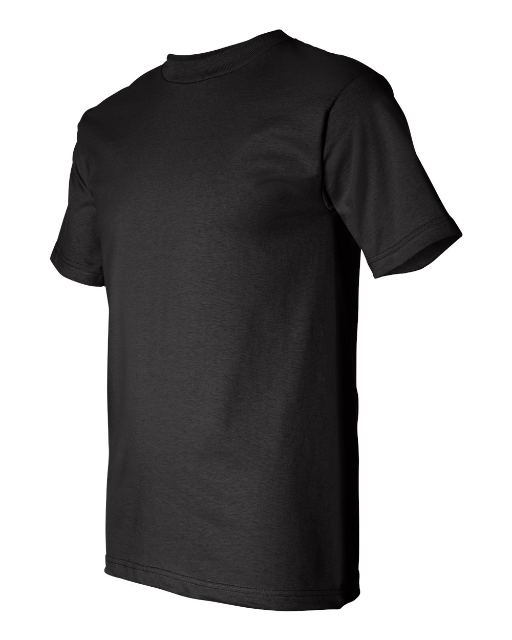 Unisex USA-Made Heavyweight T-Shirt - Side - B00979503 - Black