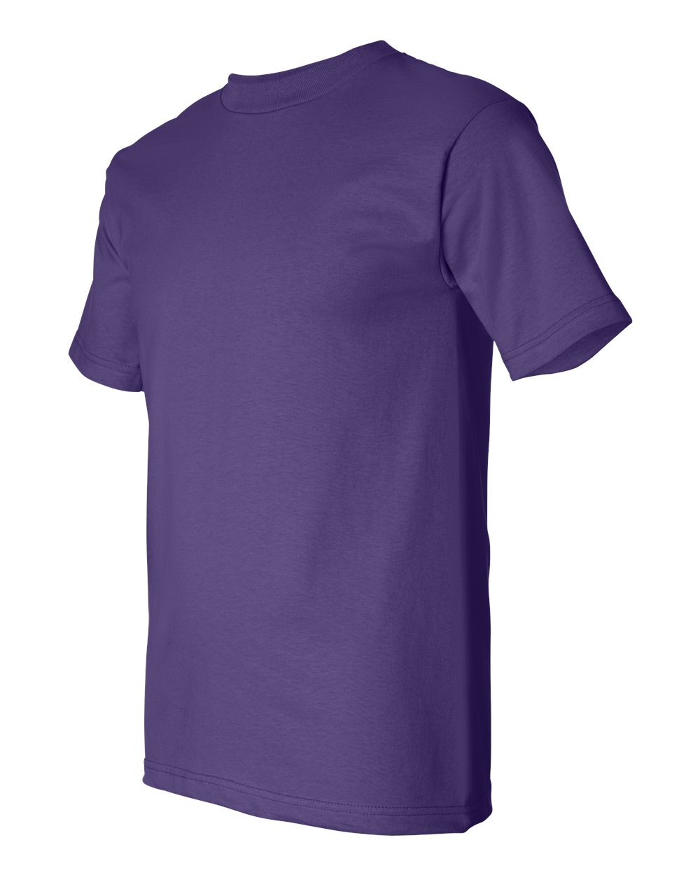 Unisex USA-Made Heavyweight T-Shirt - Side - B00979963 - Purple