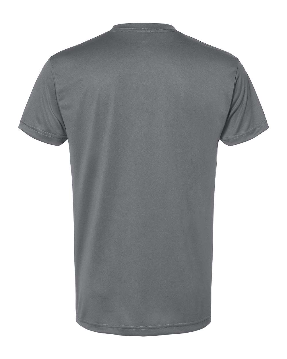 Unisex USA-Made Performance T-Shirt - Back - B11979093 - Charcoal