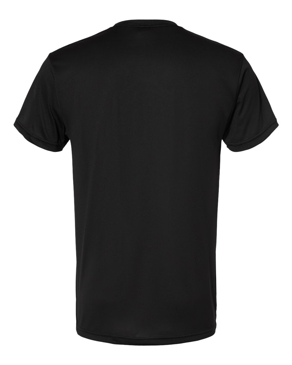 Unisex USA-Made Performance T-Shirt - Back - B11979503 - Black
