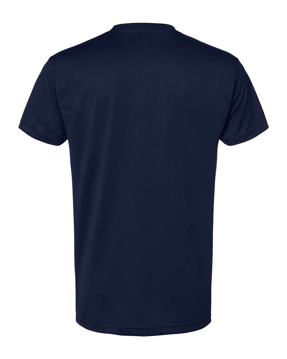 Unisex USA-Made Performance T-Shirt - Back - B11979653 - Navy