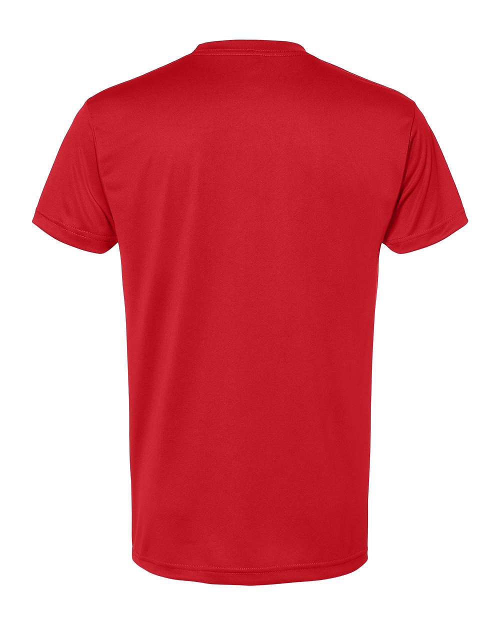 Unisex USA-Made Performance T-Shirt - Back - B11979703 - Red